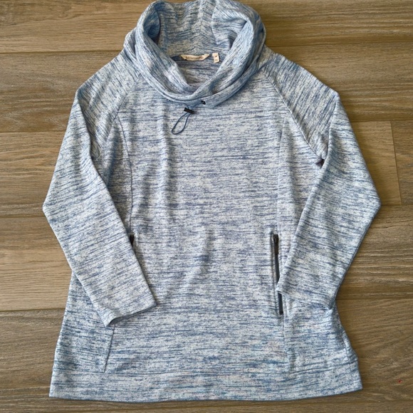 Soft Surroundings Long Sleeve Cowl Neck Pullover Tunic Sweatshirt Size Medium - Picture 1 of 13